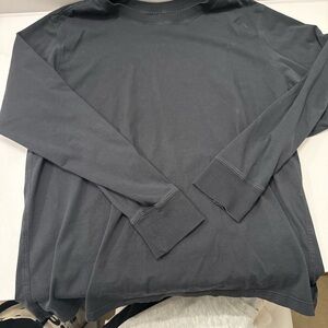 lululemon all yours cotton tee - black - size 6